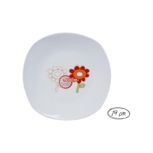 Privilege Square Dessert Plate 20cm