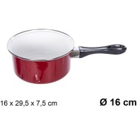 Red Saucepan with Handle 16cm