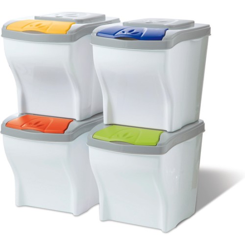 Poker Wastebasket Set of 4 Pcs