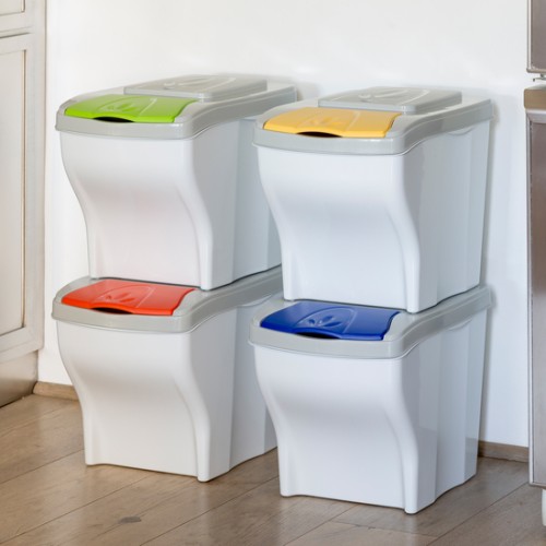 Poker Wastebasket Set of 4 Pcs
