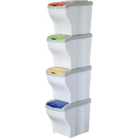 Poker Wastebasket Set of 4 Pcs