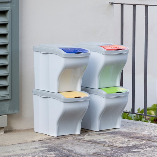 Poker Wastebasket Set of 4 Pcs