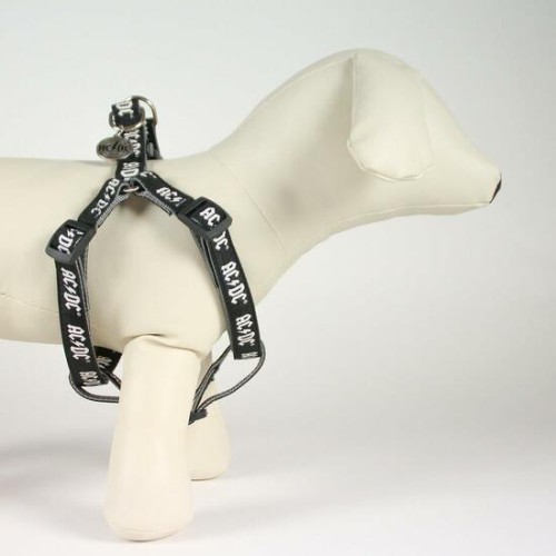 Petral Para Perro M/l Acdc Black
