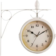 Reloj Estación Pequeño Crema