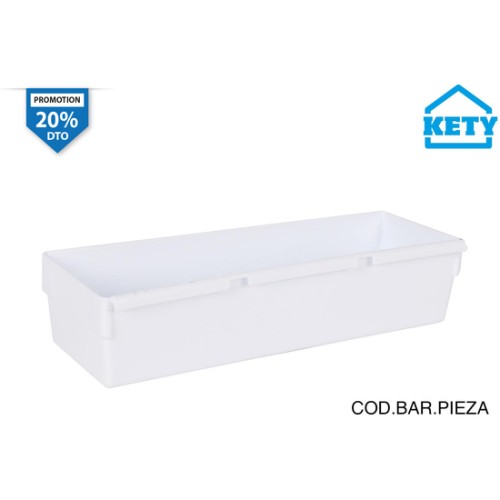 Modular Organizer Box 22.5x8x5.3cm for Home and Office