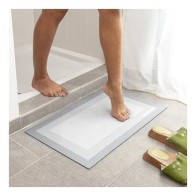 Superabsorbent Bath Mat for Safety and Style