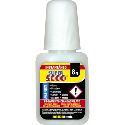 Super 5000 Glue Bottle with Brush 8g