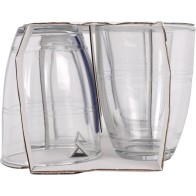 Set of 4 Transparent Gigogne Glasses 360cc