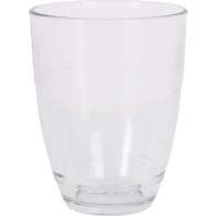 Set of 4 Transparent Gigogne Glasses 360cc