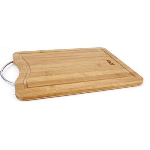 Quttin Bamboo and Metal Cutting Board 32.5x25x1.7cm