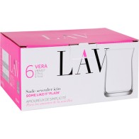 Set of 6 Vera Glasses 275cc - Elegant Drinkware