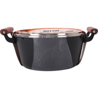 Cacerola 28cm Inducción Completa con Tapa Doha Quttin