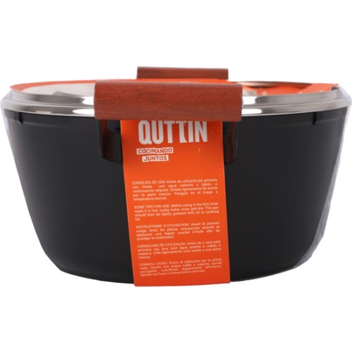 Cacerola 28cm Inducción Completa con Tapa Doha Quttin