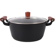 Cacerola 28cm Inducción Completa con Tapa Doha Quttin