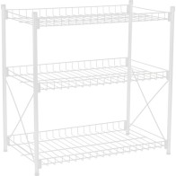 3-Tier Metal Shelf 52x34x55 Confortime