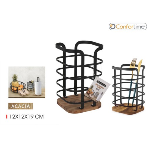 Bote Utensilios Metal West de Confortime para Organización de Cocina