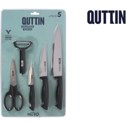 Set of 5 Peelers and Scissors - Nero Kitchen Tools