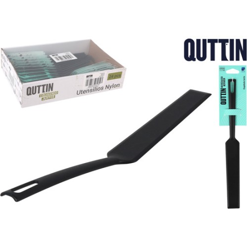 Nylon Cake Spatula 32x3.7x4cm Black Quttin