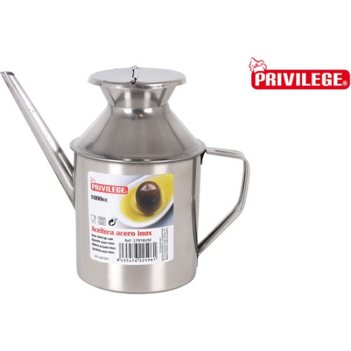 Privilege Stainless Steel Oil Bottle 1000cc