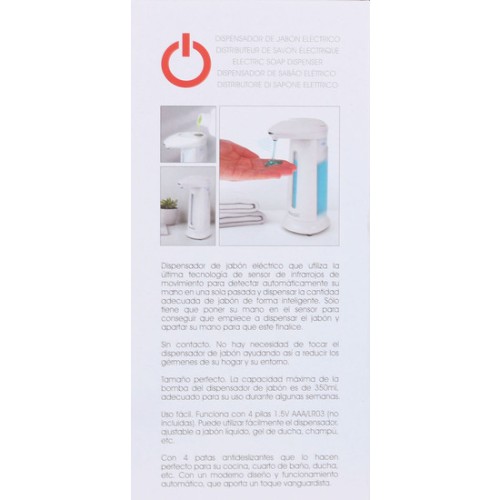 Electric Soap Dispenser 350ml Touchless Operation