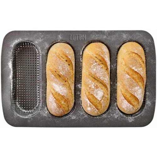 Quttin Perforated Baguette Mold - Bake Perfect Bread