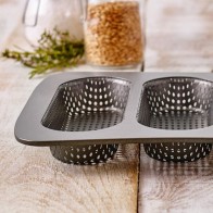 Quttin Perforated Baguette Mold - Bake Perfect Bread