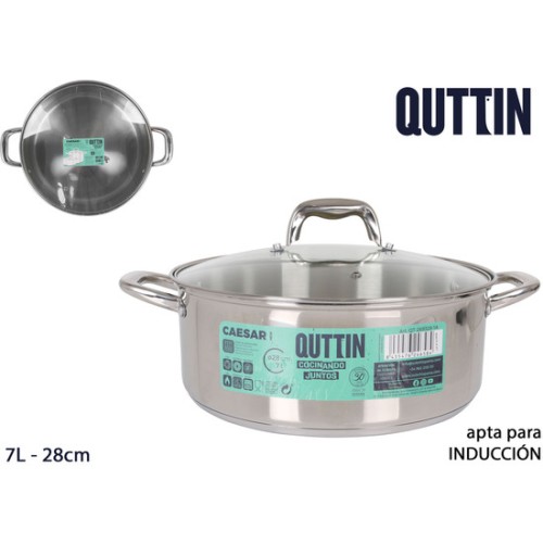 28cm Steel Induction Casserole New Caesar