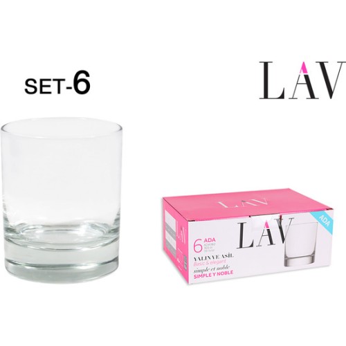 Set of 6 Reinforced Whiskey Glasses - Perfect for Spirits
