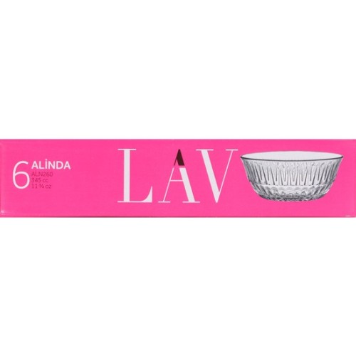 Set 6 Bols 12,5cm-345cc Alinda Utensilios de Cocina