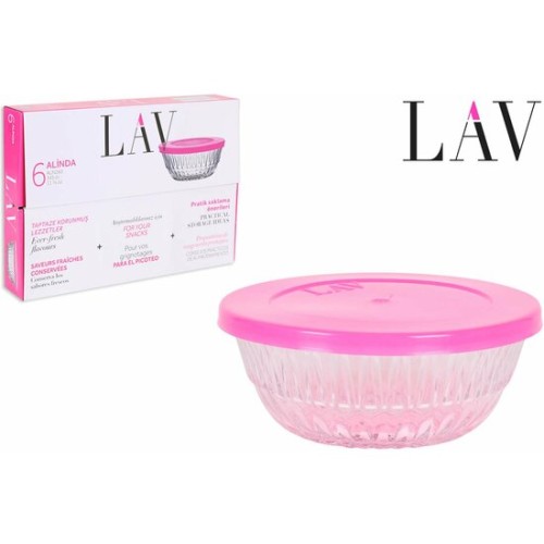 Set 6 Bols 12,5cm-345cc Alinda Utensilios de Cocina