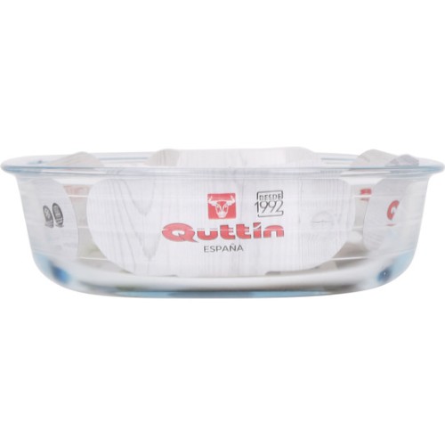 Oval Glass Pie Mold 23.5x19cm Quttin