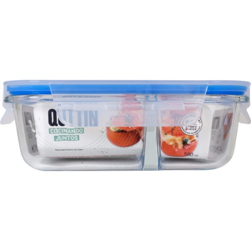 Rectangular Lunch Box 18.3x14x6.3cm Quttin