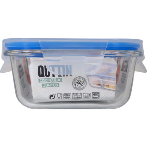 Rectangular Lunch Box 18.3x14x6.3cm Quttin