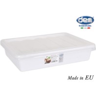 White Bucket with Lid & Grid Bob 30.3x23cm / 3L