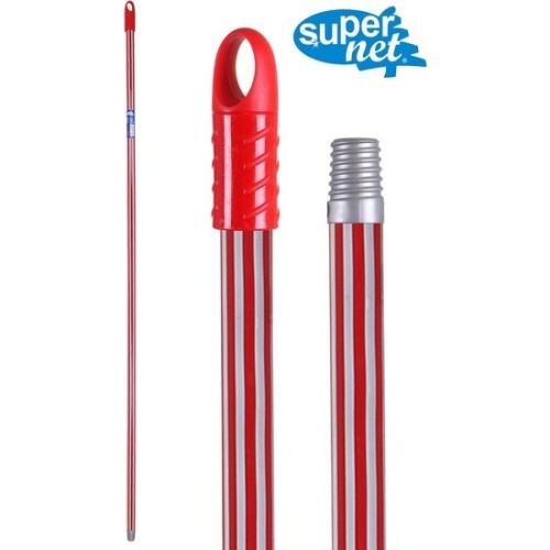 Red/White Mop and Broom Handle 140cm