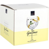 Set of 4 Gintonic Glasses 65cl Elegant Drinkware