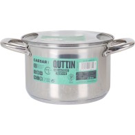 New Caesar 18cm Induction Steel Pot - Essential Kitchen Cookware