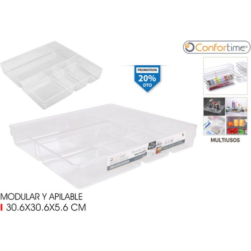 Organizer 30.6x30.6x5.6cm Confortime
