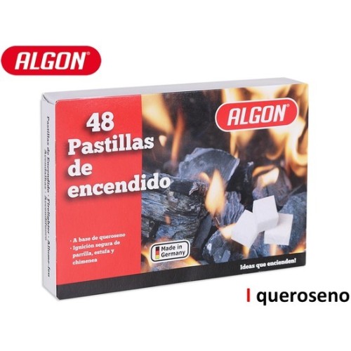 Pastilla Encender Fuego 48pcs Algon