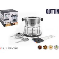 Multi-Purpose 2L Fondue Pot for 6 People
