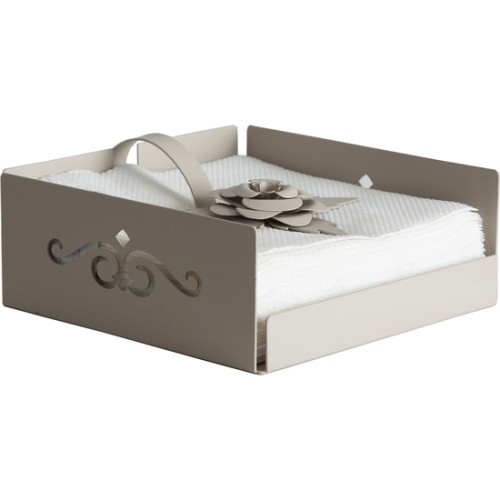 Flower Iron Napkin Holder with Rod