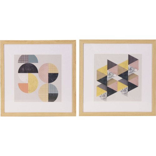 Abstract Picture Framed 2 Assorted Models
