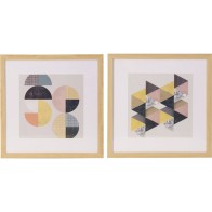 Abstract Picture Framed 2 Assorted Models