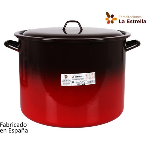 Olla Alta con Tapa 36cm 30l