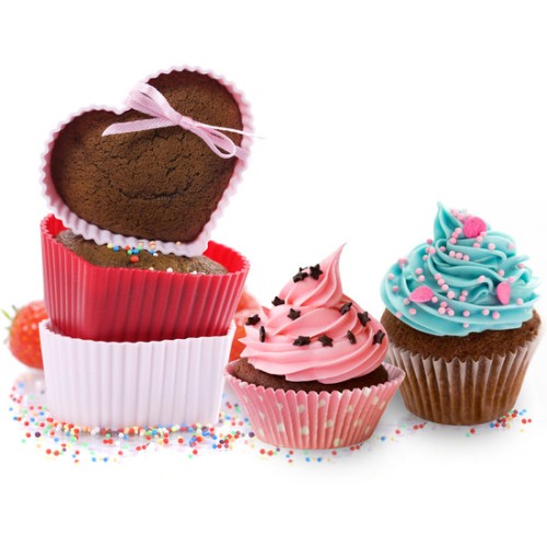 Set of 8 Pastry Bags with 3 Nozzles Wooow