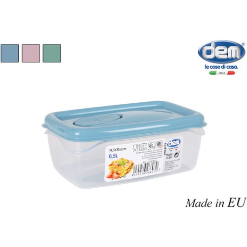 0.5L Hermetic Rectangular Microwave Lunch Box