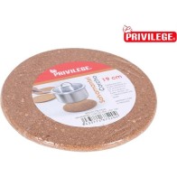 Round Cork Trivet 19x1cm Privilege