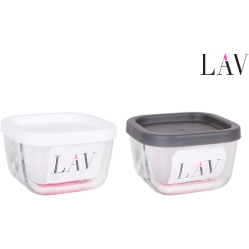 270cc Rectangular Lunch Box with Lid Cube