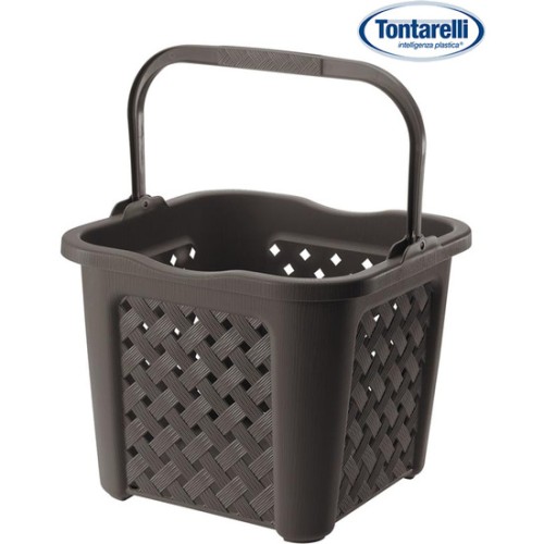 Arianna Wenge 25L Storage Basket with Lid