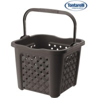 Arianna Wenge 25L Storage Basket with Lid